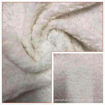 100%Polyester Imitate Velveteen Knitted Fabric